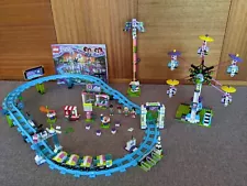 LEGO Friends Amusement Park Roller Coaster 41130 Complete minus box &spare parts