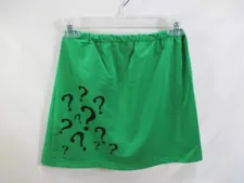 Riddler Costume Womens Medium Skirt Gloves Choker Batman DC Comics Joker