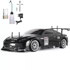 RC Drift Car 1:10 Scale On Road Racing 4wd Nitro Gas Power Remote 2CH 70KM/h Spe