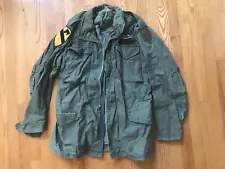 New ListingUS ARMY VIETNAM ERA FIELD JACKET WITH FIRST CALVERY FIRST TEAM PATCHES