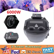 Used Manual 6000W Dry Ice Fog Machine Low Lying Smoke Machine Free Shipping