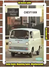 METAL SIGN - 1965 Chevrolet Van