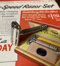 Gillette Super Speed Razor - TTO - No Date Code - 1948-49 Very Clean Razor