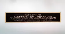 Ray Lewis Baltimore Ravens Nameplate For A Football Photo Plaque 1.5" X 8"