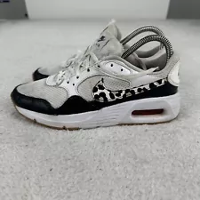 Nike Air Max SC Shoes Women 6 White Black Camo Leopard Running dz5200-100