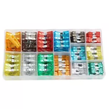 220PCS Blade Fuse Box Assortment Fuses For Car Truck RV SUV Boat Motorcycles