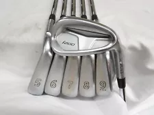 Used Ping i200 Silver Dot Iron Set 5-PW AWT Stiff Flex Steel Shafts