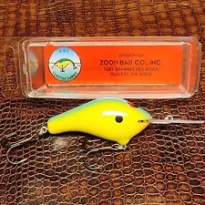 Zoom Bait Company WEC Z3 Handmade Balsa Crankbait Ed Chambers F6