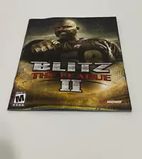 Blitz the League II 2 PS3 Instruction Booklet Manual ONLY NO GAME