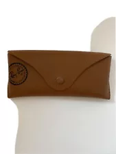 Ray-Ban Brown Leather Sunglasses Case