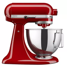 KitchenAid Deluxe 4.5 Quart Tilt-Head Stand Mixer, Empire Red, KSM97