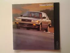 1989 Nissan Sentra Car Dealer Showroom Sales Brochure for 89