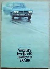 VAUXHALL VX 4/90 Car Sales Brochure For 1972 #V1979/9/71