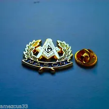 Large Mason Lapel Pin