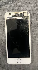 Used iPhone 5S Model# 1533 With Cracked Screen Good for Parts