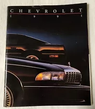 1991 Chevrolet Full Line Sales Brochure Caprice Corvette Camaro Lumina Cavalier