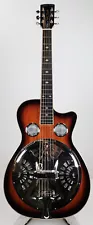 Gold Tone PBR-CA Paul Beard Roundneck Resonator Guitar - Neck Cracks By The Nut