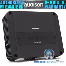 REFURBISHED AUDISON SR4.300 AMP 4-CHANNEL 520W CAR COMPONENT SPEAKERS AMPLIFIER