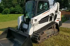 2017 BOBCAT T595 TRACK LOADER, EROPS, 2 SPEED, SJC CONTROLS, HEAT A/C, 841 HOURS