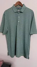 Fennec Shirt Polo Large Patriot Embroidery Mens Casual, Golf,