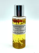 24K GOLD & MIMOSA Organic Luxury Body Oil / Relaxation/Moisturizer/ Deep Sleep