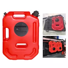 2.6 Gallon 10L Oil Can Gas Container Pot PE Gasoline Anti-static Fuel Tank Pack