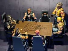 Dreadnok MC Club Table and Chairs Playset for CLASSIFIED Scale figures