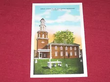 Vntg Christ Church Where Washington Worshipped Alexandria Postcard NOS #20982