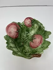 Cabbage Bowl with Tomato Plant In Side Bowl Made In Italy