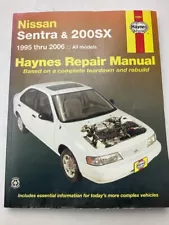 USED - Haynes 72051 Repair Manual For 1995-2006 Nissan Sentra & 200SX All Models (For: 1998 Nissan 200SX)