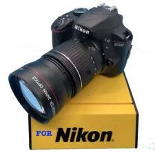 Nikon D5200 D3100 D3000 D5100 D5300 D7000 2.2x HD Telephoto Zoom Lens for 52MM