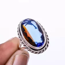 Tanzanite Designer Handmade 925 Sterling Silver Ring S.7 R_9446_219_74