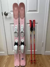 Rossignol Experience Pro W 110cm Kids' All-Mountain Skis With Bindings & Poles