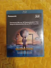 PANASONIC BLU-RAY 3D DEMONSTRATION PROMOTIONAL DISC FULL HD NOT FOR SALE -SEALED