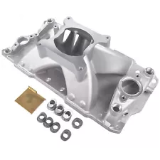 Intake Manifold For 1957-1995 Chevy SBC 350 400 Small Block Single Plane