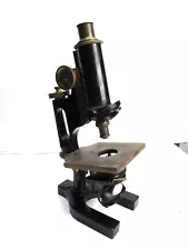 Antique Vintage BAUSCH & LOMB Jug Handled Microscope