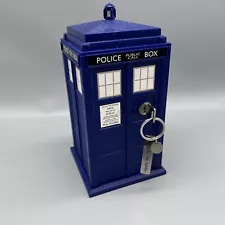 Doctor Who Tardis Lock Box w/ Lights/Speaker BBC DW-1013 Tested With Key/Keyring