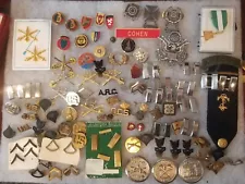 Lot Of Military Pins Badges and Insignia