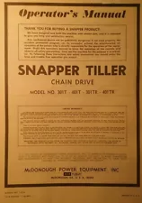 snapper rt8 tiller for sale