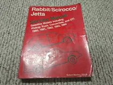 Service Manual for 1980-1984 VW Rabbit Scirocco Jetta by Bently 1981 1982 1983