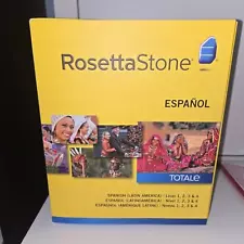 NIB Rosetta Stone Spanish Latin America Level 1-4 sealed