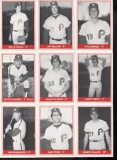 1982 TCMA Reading Philies Minor League Baseball Complete Set