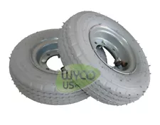 (2) PNEUMATIC WHEELS FOR TENNANT 5400, 5300, A5 SCRUBBERS, REPL 1059452, 630215