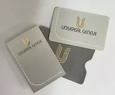 Universal GENEVE Guarantee Card Booklet Wallet Chronograph SPACE Compax PANDA