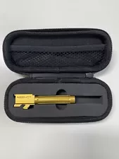 Agency Arms Mid Line Fluted Match Grade Barrel for Glock 19 Gen 5 Gold TiN