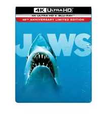 Jaws - 45th Anniversary Edition 4K UHD Blu-ray NEW