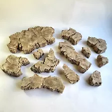 12 Piece Canyon Wargaming Terrain Hills Mountain Cave Set - Warhammer - Dungeons