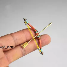 1/12 Scale 2.36'' Metal Bow Arrow Set For 6'' Action Figure Custom Body