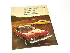 1973 Mercury Capri 2000 V-6 Brochure