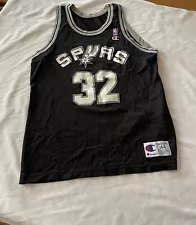 Rare! VINTAGE Sean Elliott San Antonio Spurs NBA, Champion Jersey, Sz 44